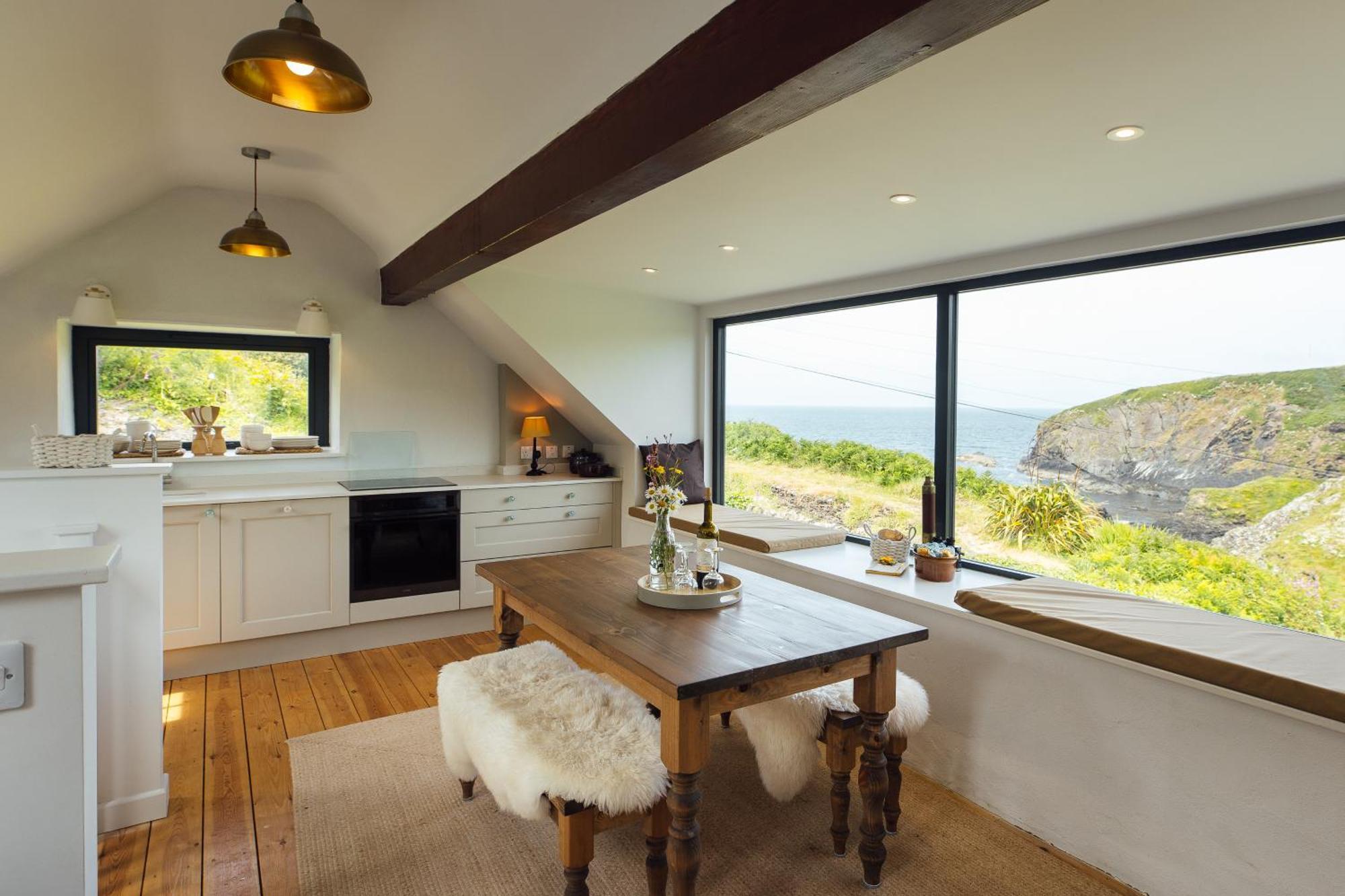 Cliff-Top Cottage On Coast Path W/Panoramic Views Trevine Eksteriør bilde